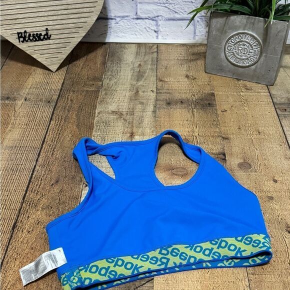 REEBOK PLAY DRI WORKOUT READY COLLECTION WOMEN TOP LOGO RACERBACK M - Picture 8 of 11